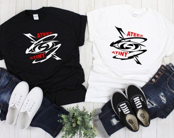 Ateez Shirt, Ateez Atiny Merch Shirt, Atiny Gift, Ateez Lollapalooza 2024, The World EP FIN Will, K-pop Inspired Shirts, Concert Tshirts