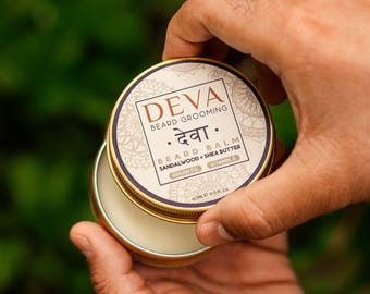 BEARD Grooming BALM – Natural Bearded Men Gift Cruelty Free Beard Growth Stylish Balm