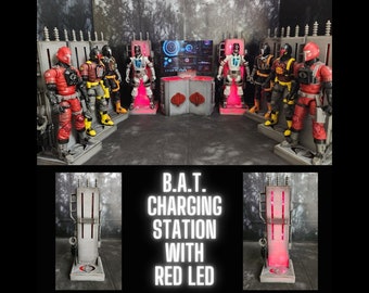 1 B.A.T. LADESTATION Maßstab 1:12, für GI Joe Geheimhaltung, 3D Custom Design, 3D-Druck, 3D-Harz und Filamentdruck, für 6-Zoll-Figuren