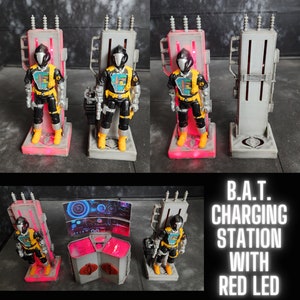 1 VINTAGE Gi JOE B.A.T. Charging Station, 3.75, 3 3/4 Scale, Custom Design ARAH, Gi Joe Vintage Figure Scale