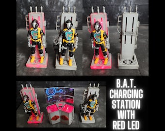 1 VINTAGE Gi JOE B.A.T. Charging Station, 3.75, 3 3/4 Scale, Custom Design ARAH, Gi Joe Vintage Figure Scale