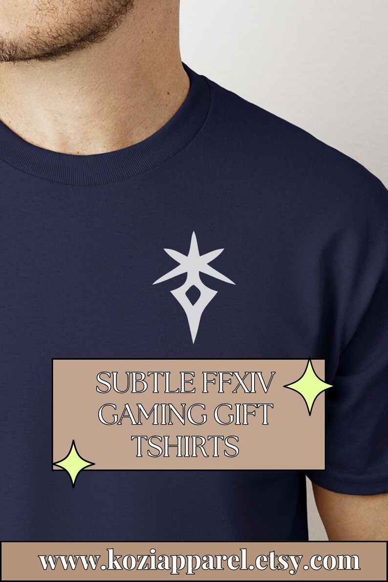 Final Fantasy Tshirt FFXIV Job Icon Shirt Gift Dark Knight Tee Gift for