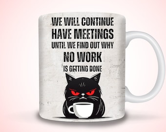Funny Office Quotes Mug Wrap, 11oz and 15oz Sarcastic Quote co-Worker Mug Wrap Sublimation Design, Work Mug PNG Template, Digital Download