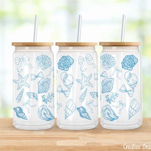 Seashell Glass Tumbler - Etsy