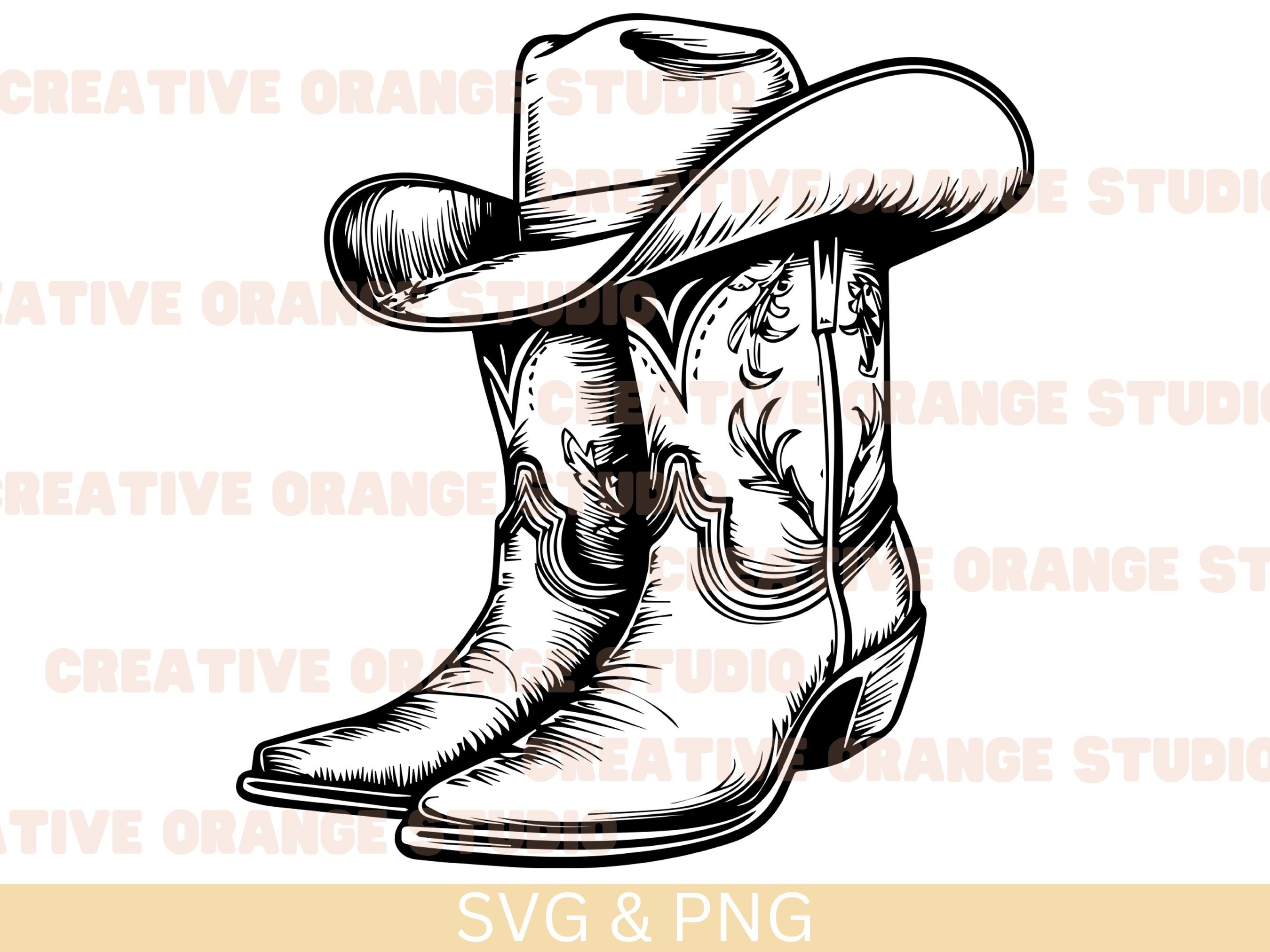 Cowboy hat silhouette - Etsy België, image size:2700x2025