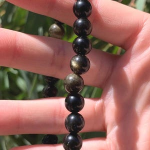 Mexico Golden Obsidian (8mm) Bracelet