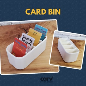 Yoto Card Storage Bin | 3 Removable Dividers | Magnetically Modular | 3D Printed
