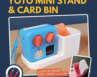 Yoto Mini Player Stand & Card Bin | Magnetically Modular System | 3D Printed