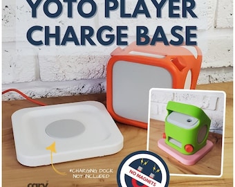 Yoto Player Base for Wireless Charging Dock | Fits 2nd & 3rd Gen | 3D Printed