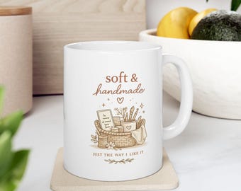 Cozy Crafter Coffee Mug – Knitting, Crochet, Hobby Art (Ceramic)