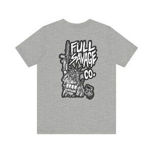 Freiheitsstatue Schädel bewusst T-Shirt von Full Savage Bild 5