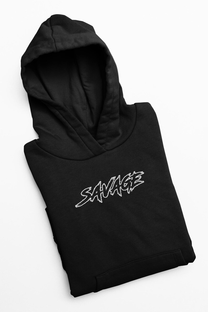 Sudadera con capucha Savage de FullSavage Company: prendas Savage, diseños de sudaderas con capucha increíbles, regalos para hombres, ropa táctica, campo de tiro, AR15, ropa de calle con temática militar imagen 5