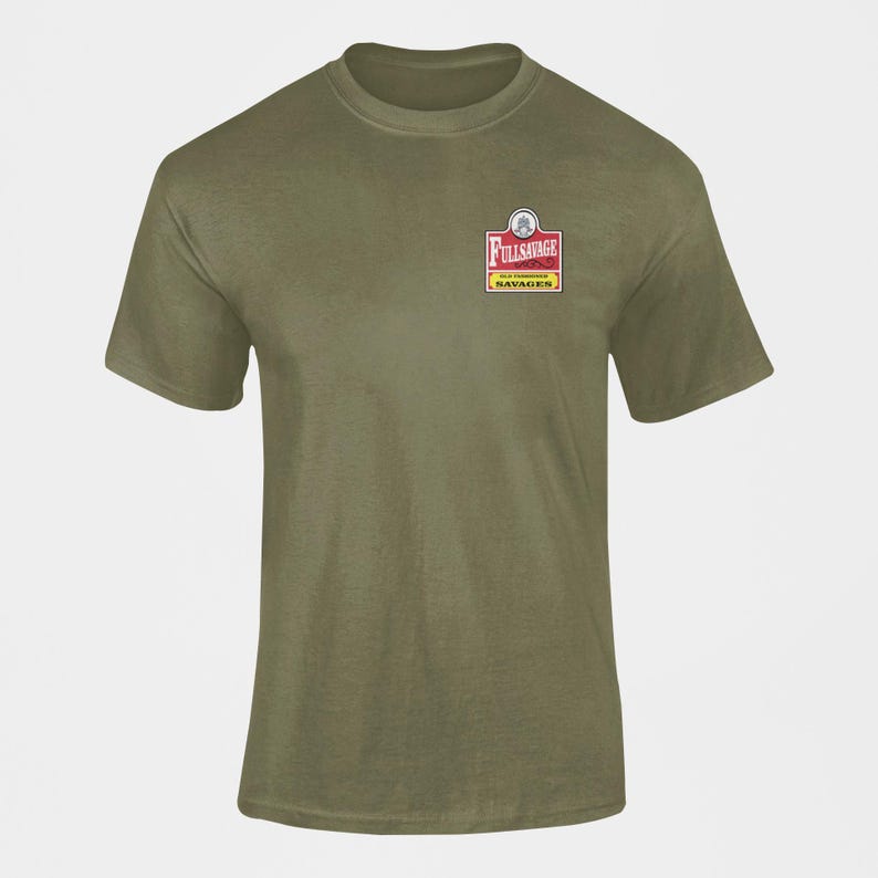 Old Fashioned Savages T-Shirt - FullSavageCo - CQB, Swat, Military Operator, Tactical, Guy Gifts, Police, Guns, Parody, Burger, Night Vision immagine 4
