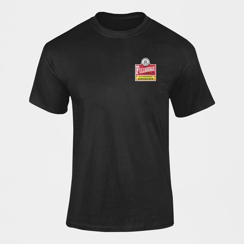 Old Fashioned Savages T-Shirt - FullSavageCo - CQB, Swat, Military Operator, Tactical, Guy Gifts, Police, Guns, Parody, Burger, Night Vision immagine 2