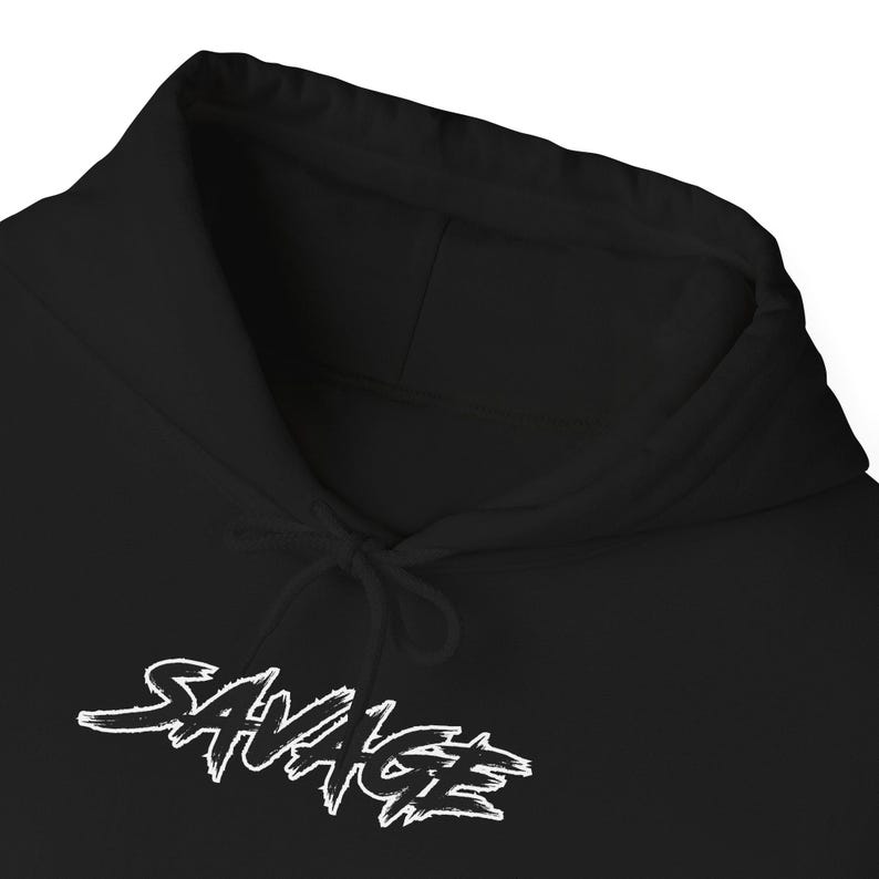 Sudadera con capucha Savage de FullSavage Company: prendas Savage, diseños de sudaderas con capucha increíbles, regalos para hombres, ropa táctica, campo de tiro, AR15, ropa de calle con temática militar imagen 3