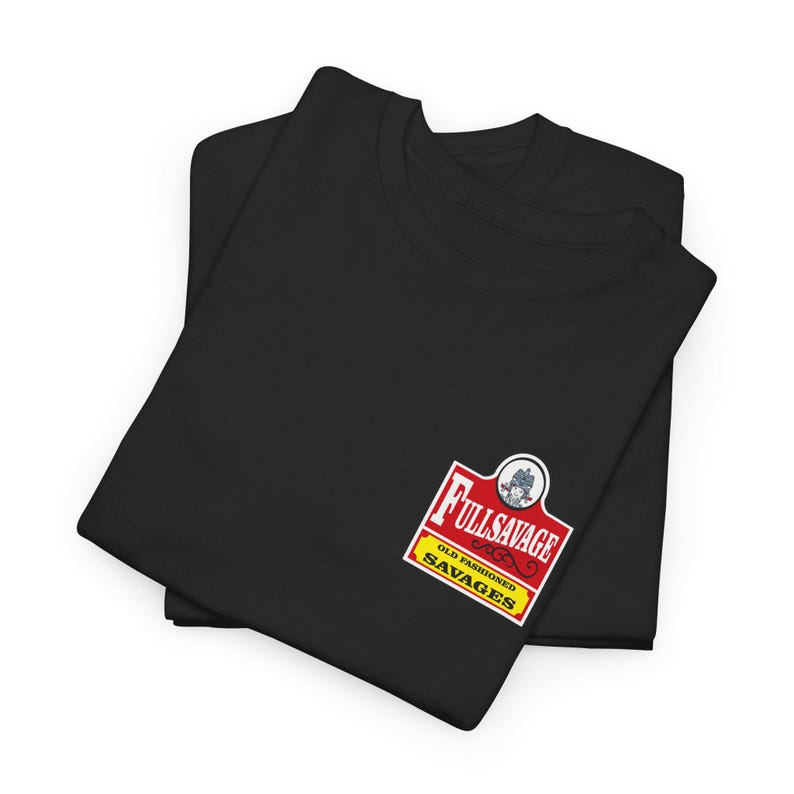 Old Fashioned Savages T-Shirt - FullSavageCo - CQB, Swat, Military Operator, Tactical, Guy Gifts, Police, Guns, Parody, Burger, Night Vision immagine 1