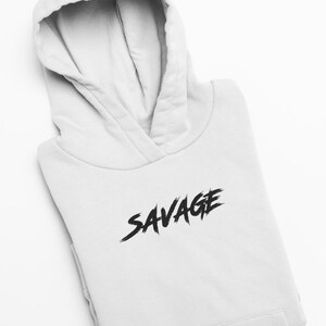 Sudadera con capucha Savage de FullSavage Company: prendas Savage, diseños de sudaderas con capucha increíbles, regalos para hombres, ropa táctica, campo de tiro, AR15, ropa de calle con temática militar imagen 6