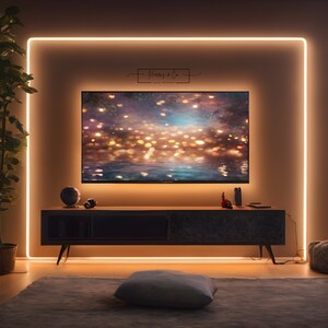 5 x Samsung Frame TV Digital Artwork Fun Modern Abstract Impasto Colourful Living Room Décor, Vibrant Wall Desktop Background Art Download