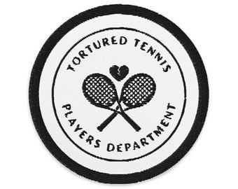 Geborduurde patches Tortured Tennis Players Department