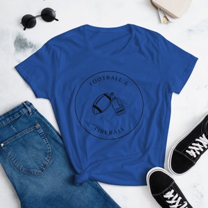 Football & Fireball Women's short sleeve t-shirt