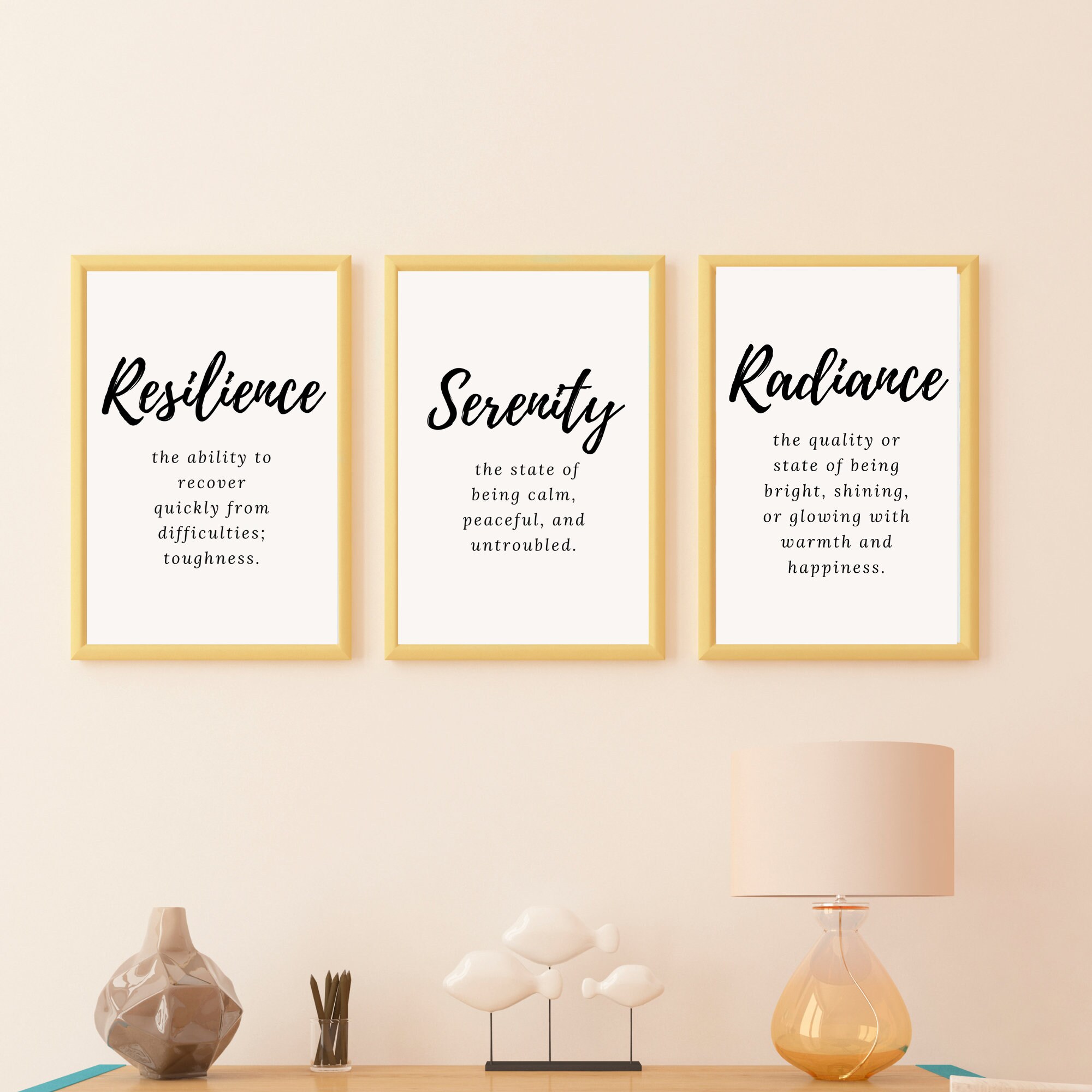 Printable Wall Art Motivational Wall Art 3 Inspirational Quotes ...