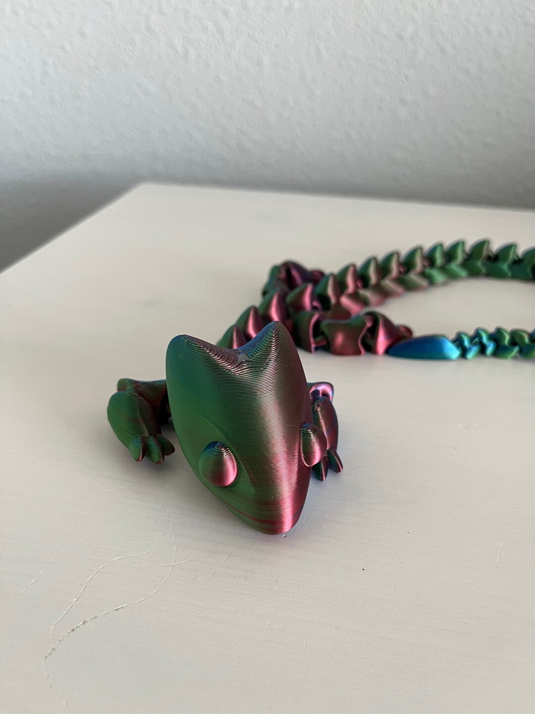 Lizard Fidget Springy 3D Printed Fidget Lizard in Multicolor Filament - Etsy