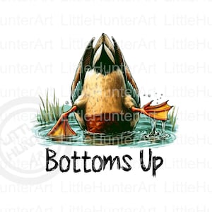 Bottoms Up png, Lake Life png, Entenjäger png, Enten png, Kinder jagen png, Digitaler Download, Sublimation, DTF, DTG