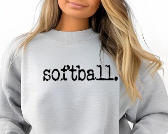Softball PNG: Play Ball Sports Graphic (Digital Download)