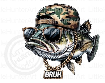 Bass Fishing png, Funny Fishing png, Fishing png, Digital Download, Sublimation, DTF, DTG