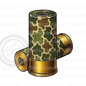 Cartouches de fusil de chasse Old School Camo, téléchargement numérique, sublimation, DTF, DTG