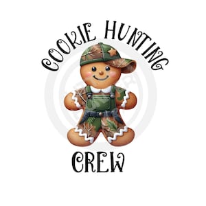 Lebkuchen Junge PNG, Cookie Hunter PNG, Kinder Jagd PNG, Lebkuchen PNG, Cookie PNG, digitaler Download, Sublimation, DTF, DTG