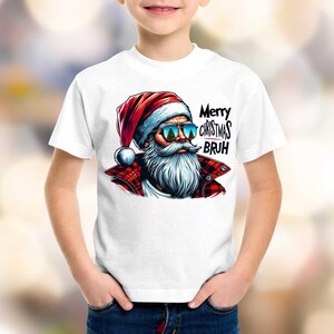 Joyeux Noël Bruh png, Père Noël png, Noël png, Téléchargement numérique, Sublimation, DTF, DTG