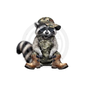 Camo Waschbär Png, Waschbär Jäger Png, Waschbär Png, digitaler Download, Sublimation, DTF, DTG