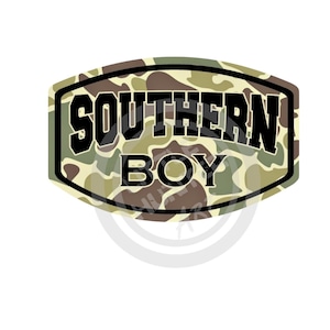 Southern Boy png, png de chasse, camouflage old school, png de chasse pour enfants, numérique, sublimation, DTF, DTG