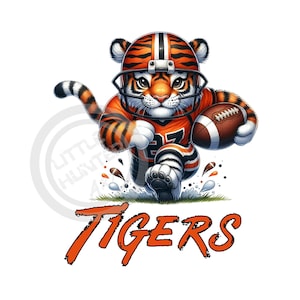 Tigers PNG, Country Boy PNG, Fußball PNG, High School PNG, Tiger PNG, Maskottchen PNG, digitaler Download, Sublimation, DTF, DTG