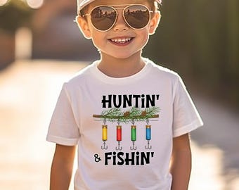 Hunting and Fishing Png: Boys Hunting and Fishing Png (Digital Download)