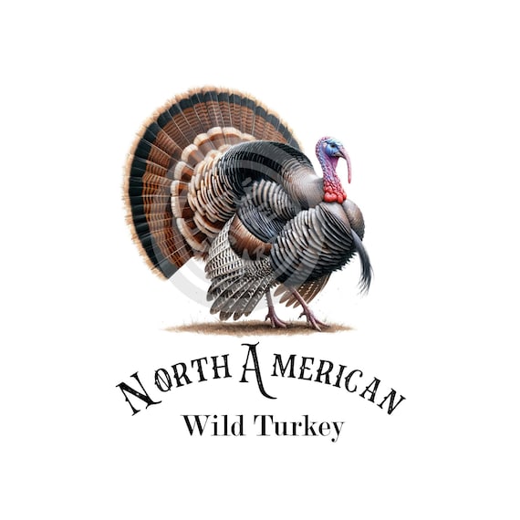 Turkey Hunting PNG: Wild Turkey Sublimation Design (Digital Download)
