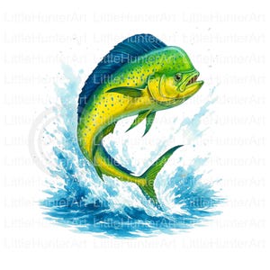 Mahi Mahi png, png en haute mer, png de pêche, png de pêche en eau salée, téléchargement numérique, sublimation, DTF, DTG