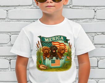 Patriotic Labrador PNG: 4th of July Puppy Design (Digital Download)