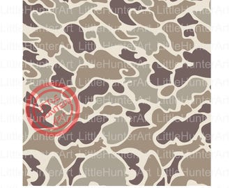 Old School Camo PNG: Hunting Sublimation Design (Digital Download 12"x12")