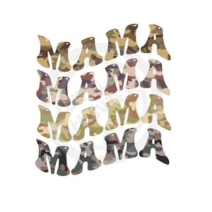 Camo Mama png, Old School Camo, Deer Hunter png, png de chasse, téléchargement numérique, sublimation, DTF, DTG
