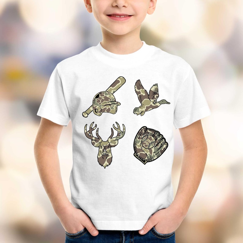 Old School Camo & Sports Graphics: Digital Designs for Sublimation (PNG Download) image 2