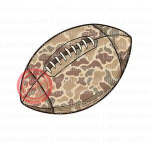 Camo Football png, Football png, Hunting png, Camo png, Digital Download, Sublimation, DTF, DTG