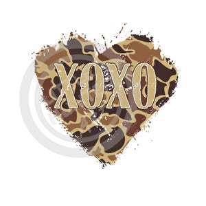 Camo XOXO png, Jagd png, Old School Camo, Kinderjagd png, Digital, Sublimation, Valentine Bundle, Kinder Valentine png