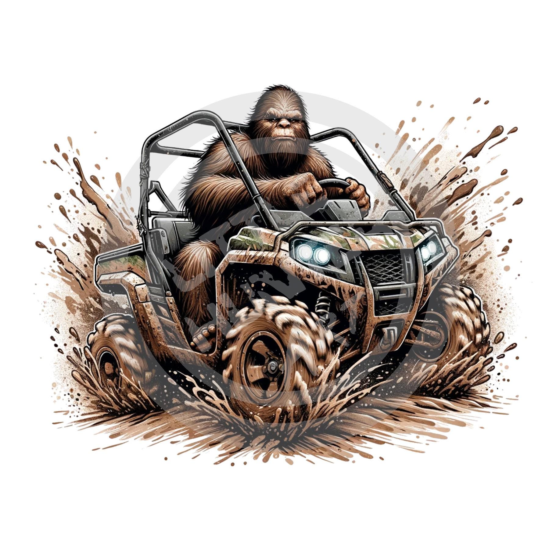 Bigfoot Mudding PNG: 4x4 ATV Design (digital Download) - Etsy