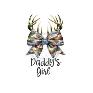 Papas Mädchen Mädchen Png, Camo Bogen Png, Jäger Png , Camo Png, digitaler Download, Sublimation, DTF, DTG