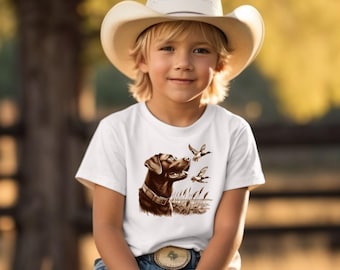 Chocolate Lab Duck Hunting PNG: Country Boy Clipart (Digital Download)