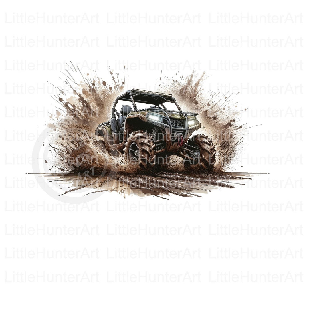ATV Mudding PNG: Four Wheelin' Clipart (digital Download) - Etsy
