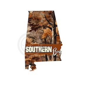 Southern Boy png, Alabama png, Hunter png, Camo png, Téléchargement numérique, Sublimation, DTF, DTG