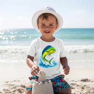 Mahi Mahi PNG: Deep Sea Fishing Graphic (Digital Download)